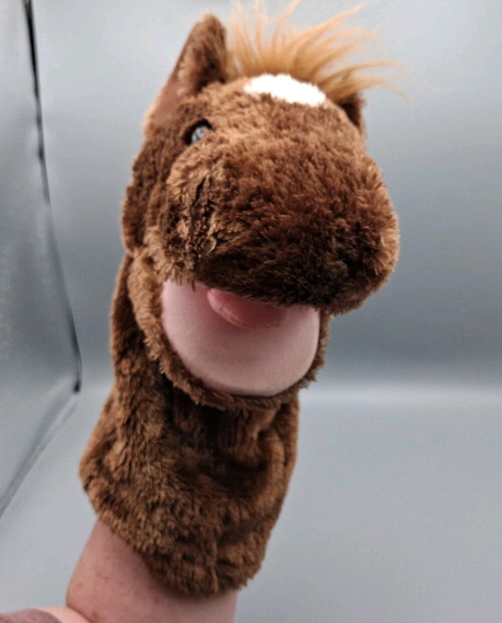 Vintage Aurora Brown Horse Plush Hand Puppet Movable Mouth 10" - Golf Headcover